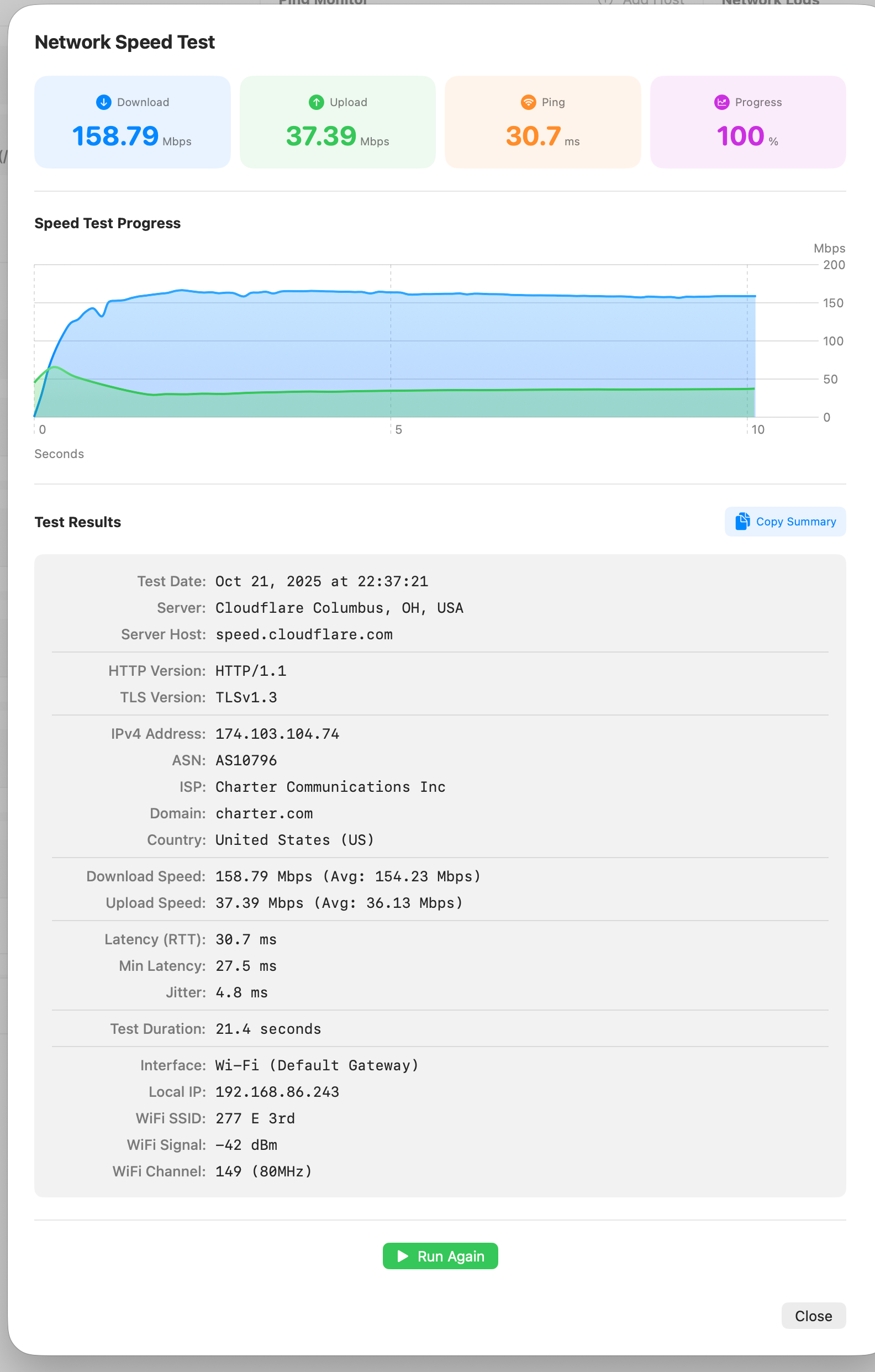 Speed Test